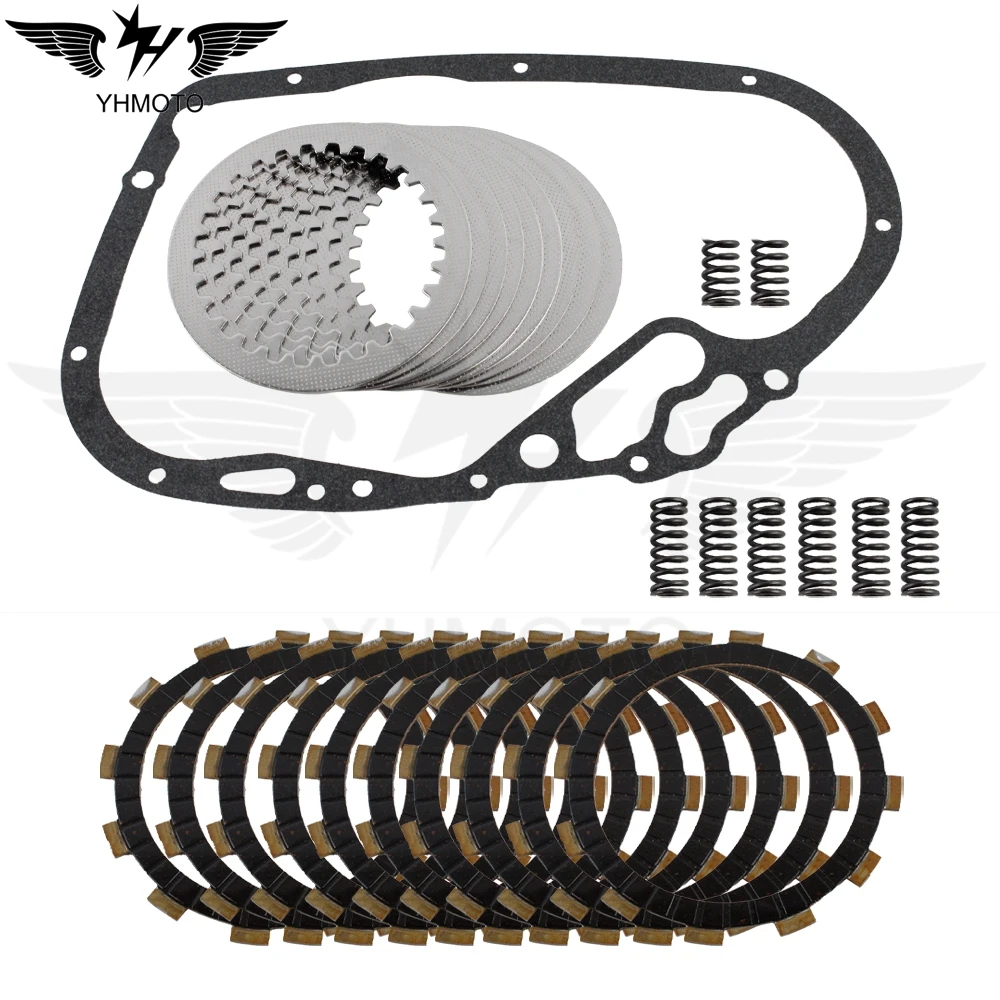 

Motorcycle Complete Clutch Kit Set For Suzuki VS1400GLP Intruder 1400 1987-2009 Separator Plates Heavy Duty Springs
