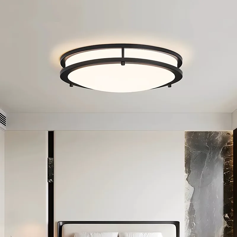 Modern LED Ceiling Light Home Lighting Silvery Suitable for Living Room Bedroom Lustre Dining Room Dimming Indoor Round Lamp