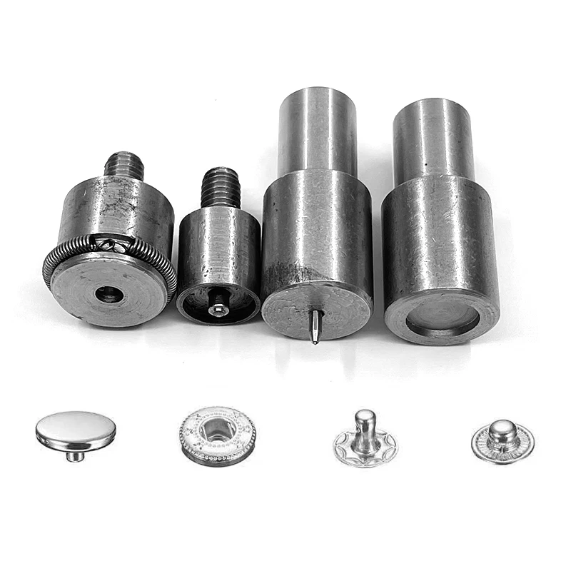 Europe Button machine special mold (12mm+M6) Pressure Snap Molds 8/10/12.5/15 mm Rivet Dies Metal Eyelets installation tools