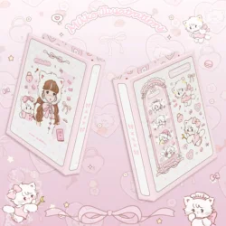 Cute Binder A5 4 Grid 3inch Photocard Binder Kpop Idol Photo Collect Book Card Holder Album for Polaroid instax Girl Gift