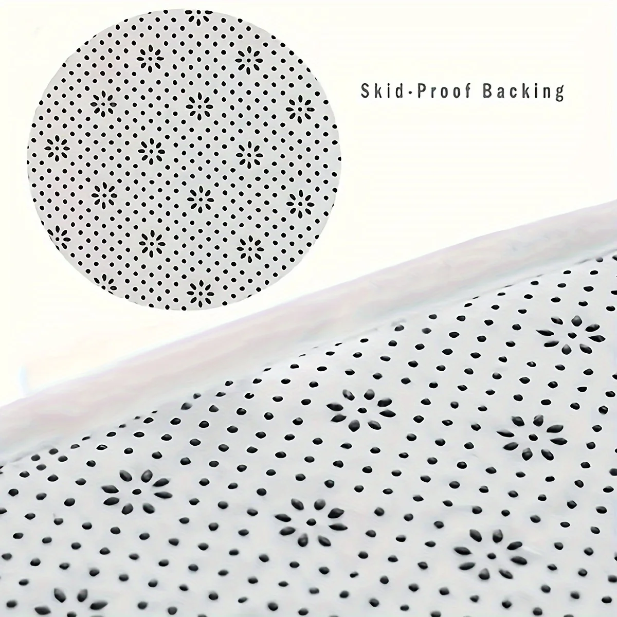 4pc Black star-patterned bathroom set, including shower curtain, non-slip mat, toilet seat cover, and non-slip mat.