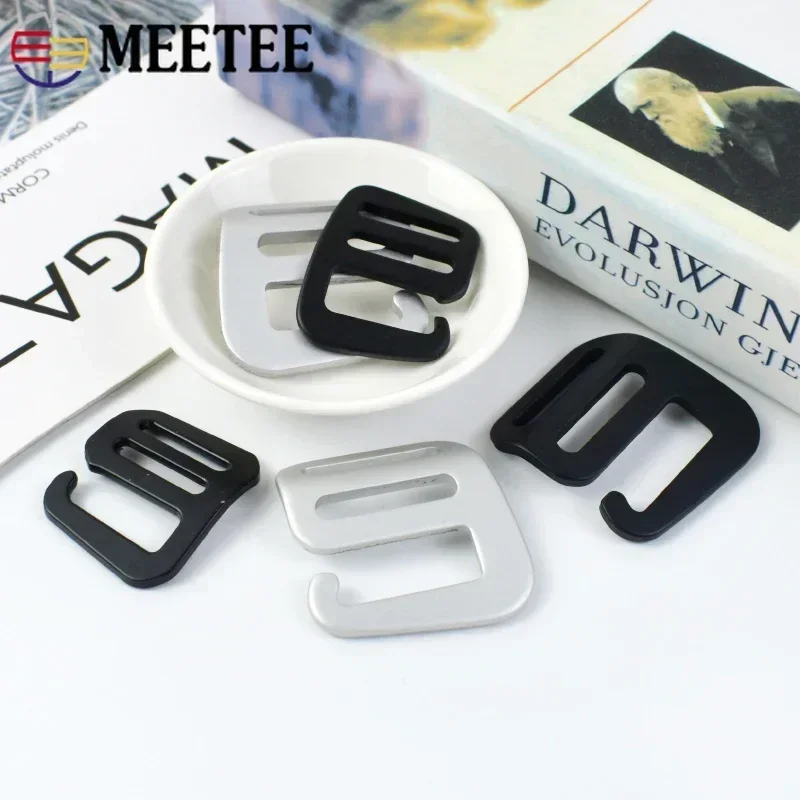 2/5/10Pcs 20/25mm Metal G Hook Buckles For Backpack Bags Clasp Tri-Glide Webbing Strap Adjust Buckle DIY Hardware Accessories