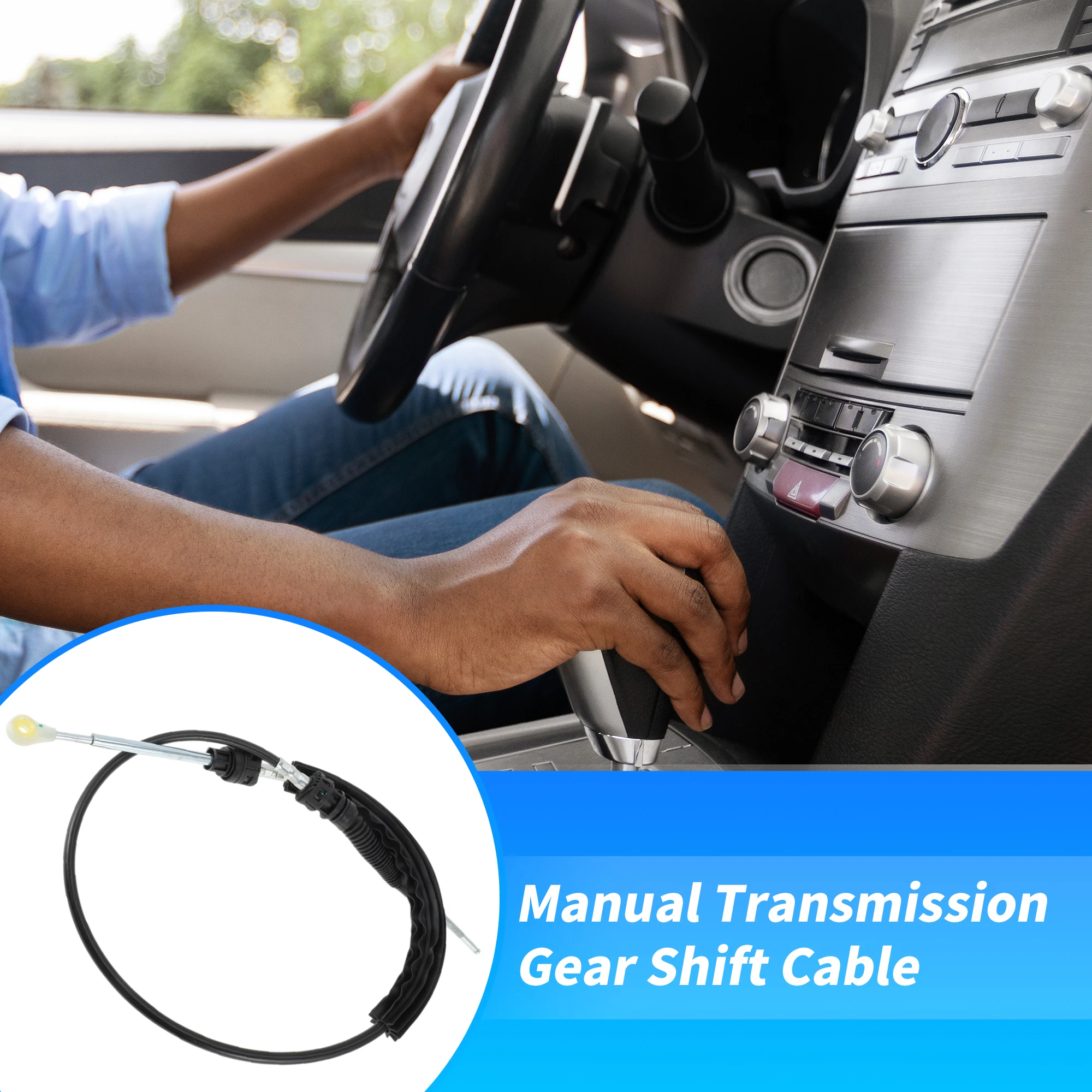 UXCELL No.1J0711265K Manual Trans Gear Shifter Cable for Volkswagen Beetle Golf Jetta - view 2
