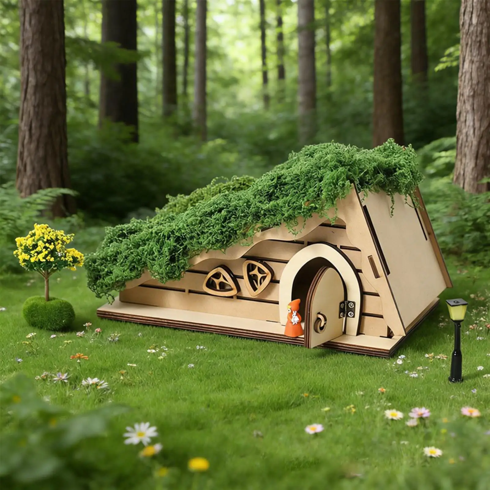 

Деревянный домик феи: набор для творчества, треугольный деревянный конструктор, набор для создания сказочного сада на открытом воздухе, для праздников, мероприятий, вечеринок, для дома, для детей и девочек