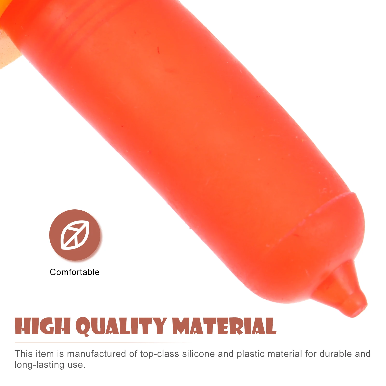 

10Pcs Lamb Feeding Nipples Silicone Sheep Milk Bottles for Young Livestock Antibite Smooth Surface Convenient to Use and Clean