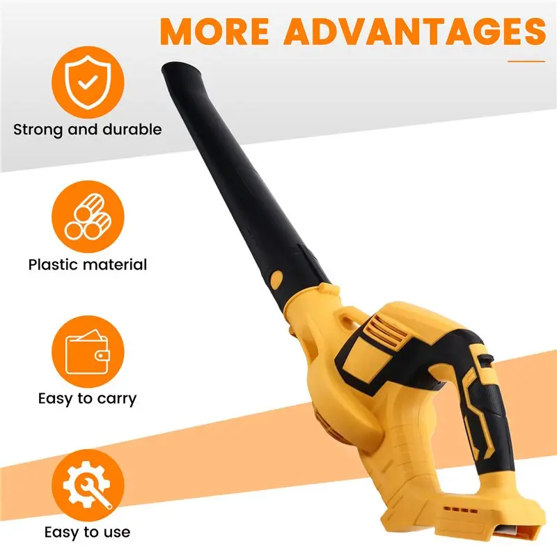 EYFL-Cordless Blower Hair Dryer Rechargeable Leaf Blower Hand Lift Electric Mini Blower