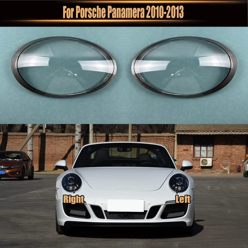 

For Porsche 911 991 2012-2018 Car Front Headlight Cover Auto Headlamp Lampshade Lampcover Head Lamp light glass Lens Shell Caps