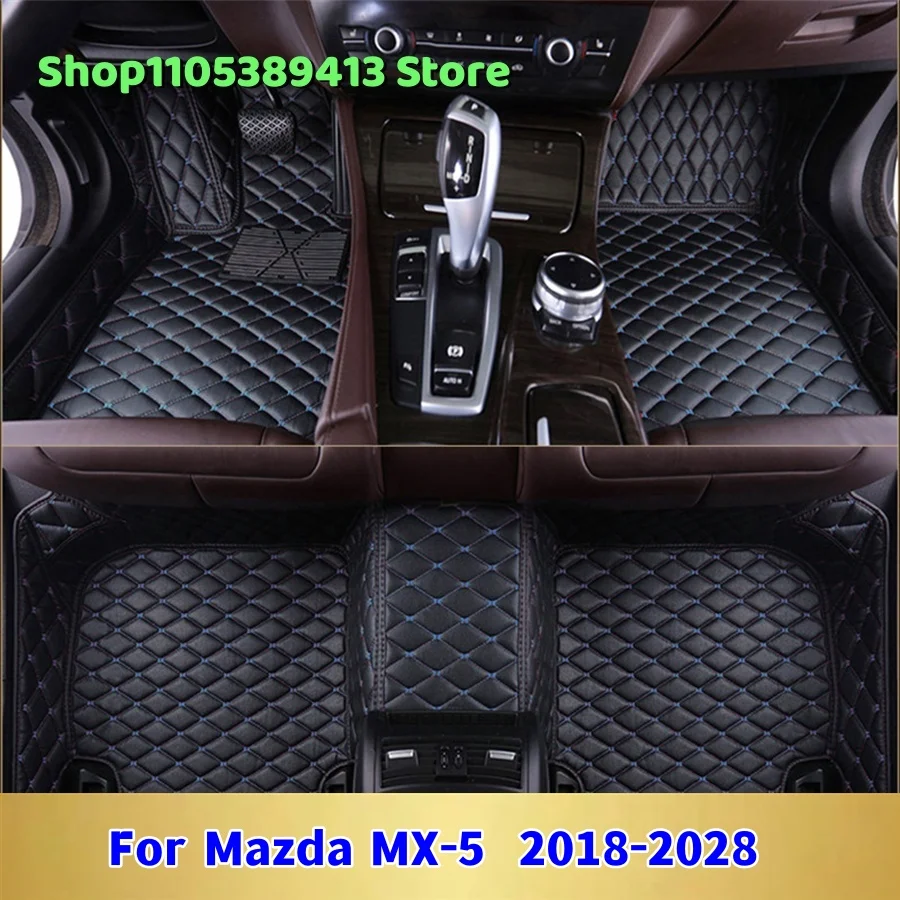 

The Mats Carpets Car Mat Accessories Leather Custom Car Floor Mats For Mazda MX-5 2020 2021 2022 2023 2024 2025 2026 2027 2028
