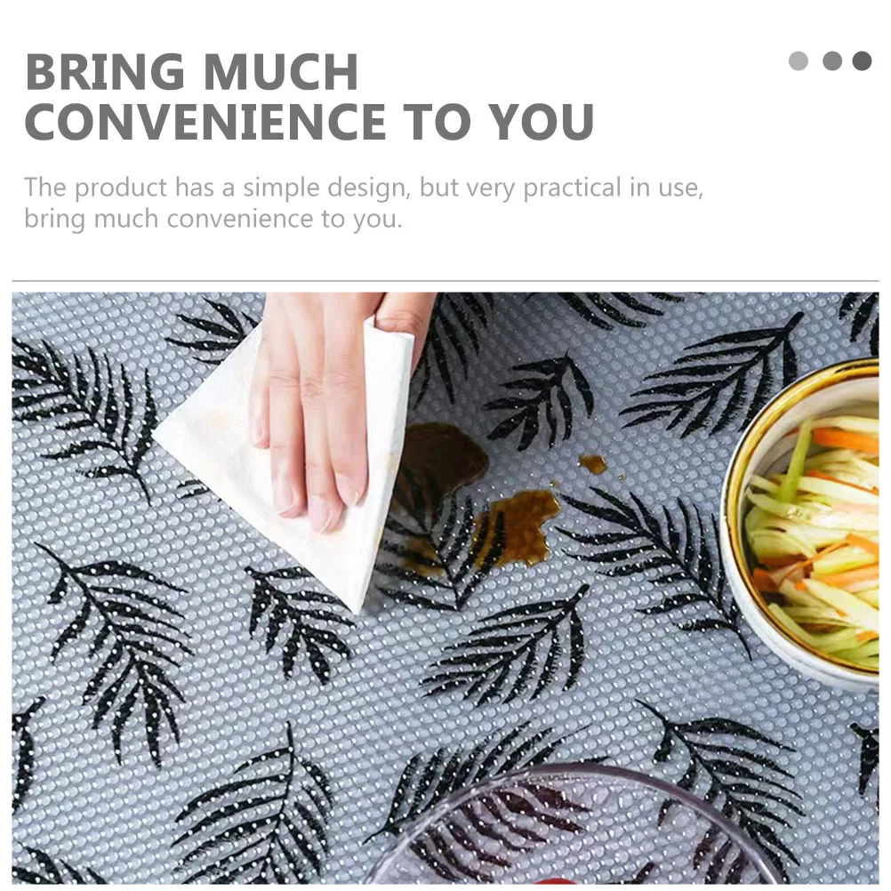 

3pcs 3 Rolls Waterproof Fridge Cabinet Liner Drawer Kitchen Supplies Shelf Liners Anti Slip Mats Cabinet Mats Cuttable
