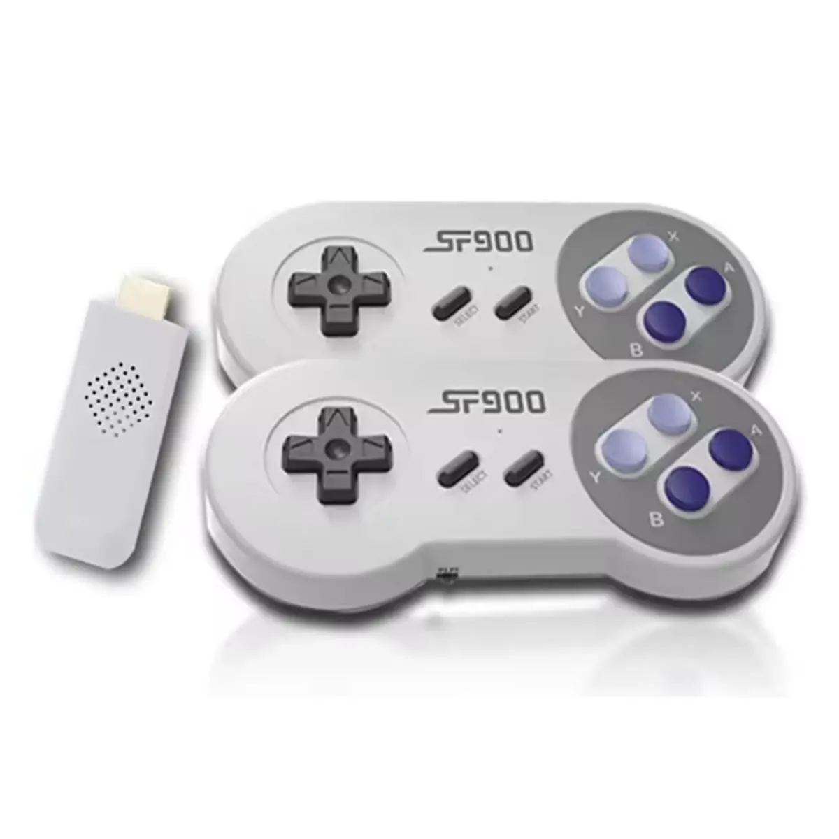 Y457A~!#Wireless Controller Handheld Game Console SF900 Video Game Console Built in 5000 Games -Compatible TV Game Stick