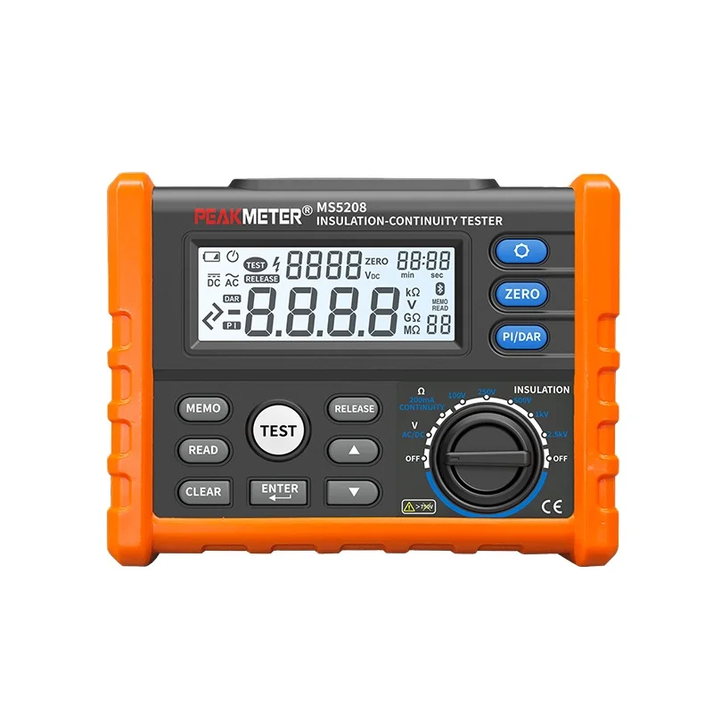 Testador de Continuidade de Isolamento de Alta Tensão PowerSafe MS5208, Medições Confiáveis e Seguras