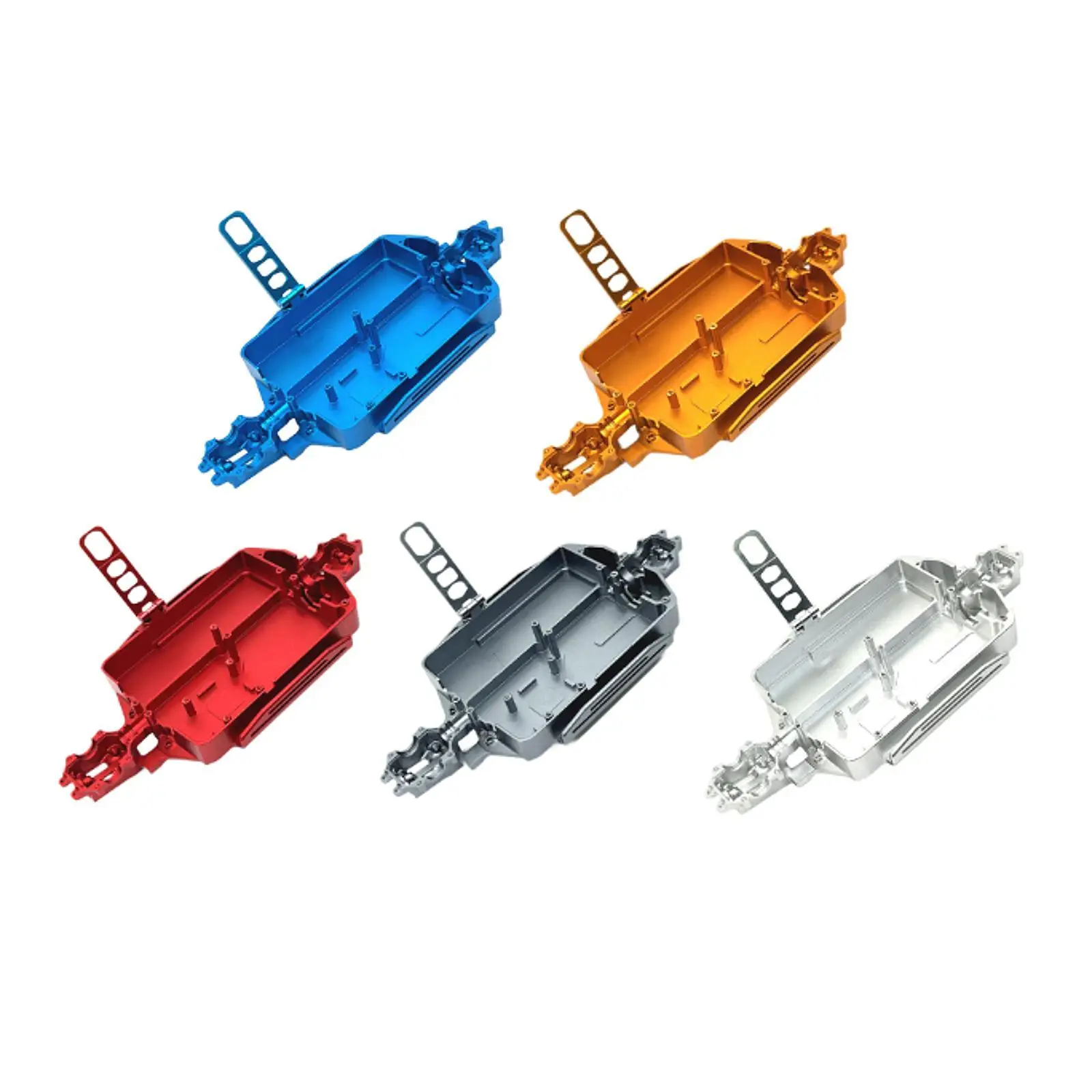 1:16 RC Car Chassis Aluminum Alloy Easy to Install Replace Parts for 16207 16208 16209 16210 M162 Accessory RC Car Crawler