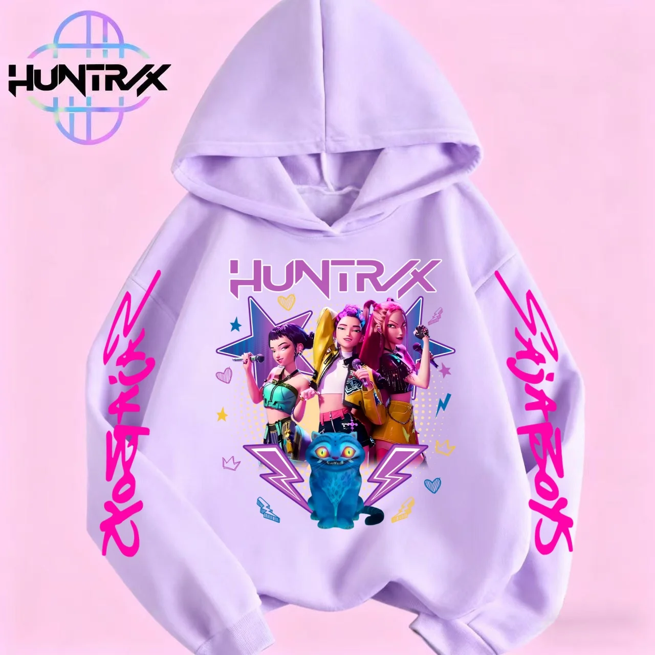 

Huntrix Demon Hunter Children's Hoodie Children's Birthday Gift Halloween Hoodie Gildan Autumn and Winter Shirt
