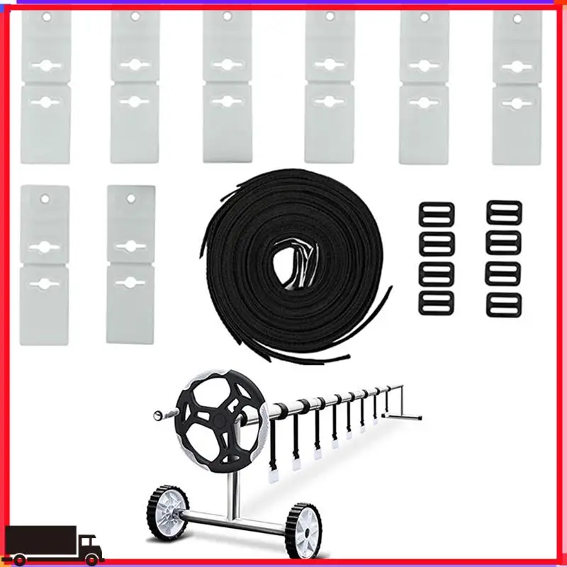 Premium-Pool Lineal Solar Cover Reel Attachment Kit Pool Cover Straffungsgurte für eingelassene Schwimmbäder