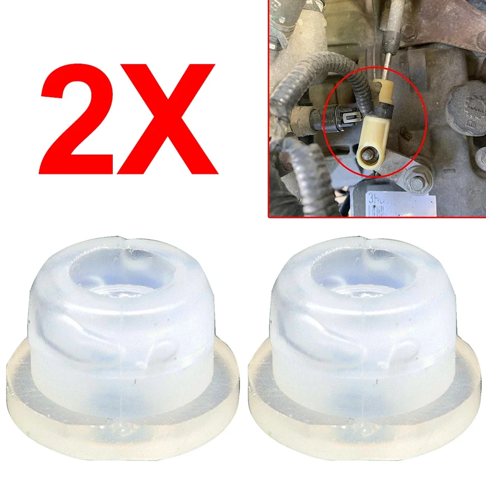 2X Shift Cable Bushing For Chevrolet Sail Nabira Opel Zafira A B C Astra Automatic Transmission Linkage Rod End Repair Grommet