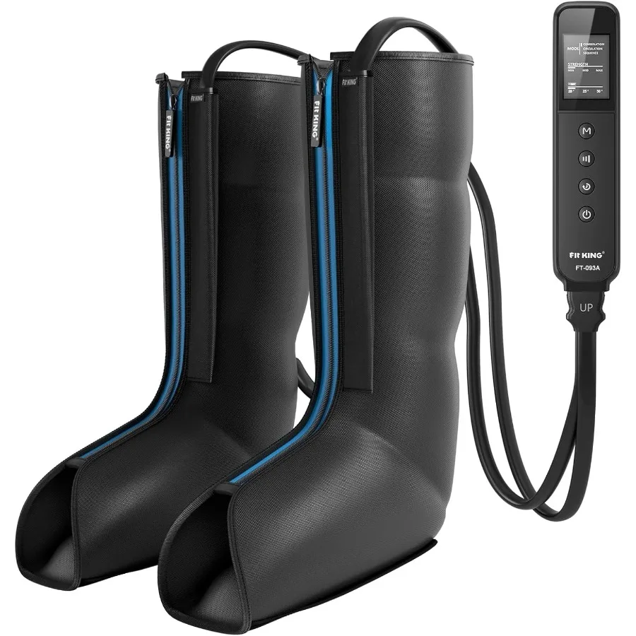 

Leg Massager Upgraded Foot and Calf Massager with Air Compression Therapy for Enhanced Circulation Edema Reduction Restless Leg