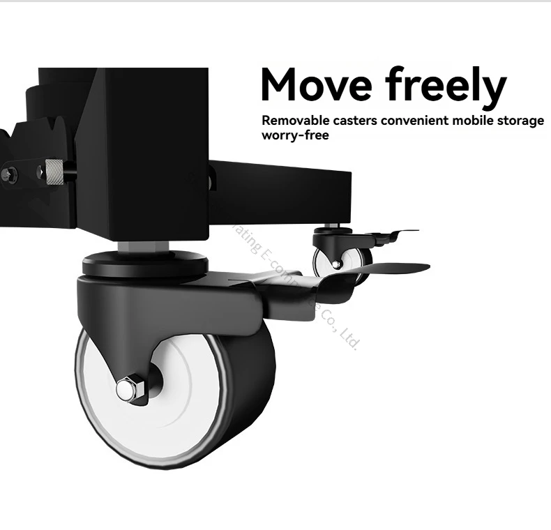 Photography Ground Light Stand with Pulley Folding All Metal Tripod Flashlight Short Stand Portable Mobile Tripod