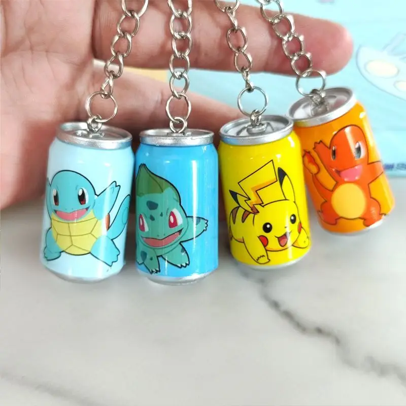 ديجمون مغامرة مفتاح سلسلة السنجاب Bulbasaur أنيمي الأجهزة الطرفية لطيف الكرتون شرب يمكن مقلد المشروبات قلادة هدايا صغيرة