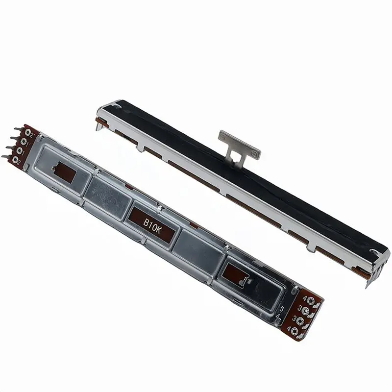 HFES B10K Double Mixer Potentiometer Replacement Parts For Behringer X32 Mixer 128Mm 8-Pin 13Mmt Linear Fader Slider