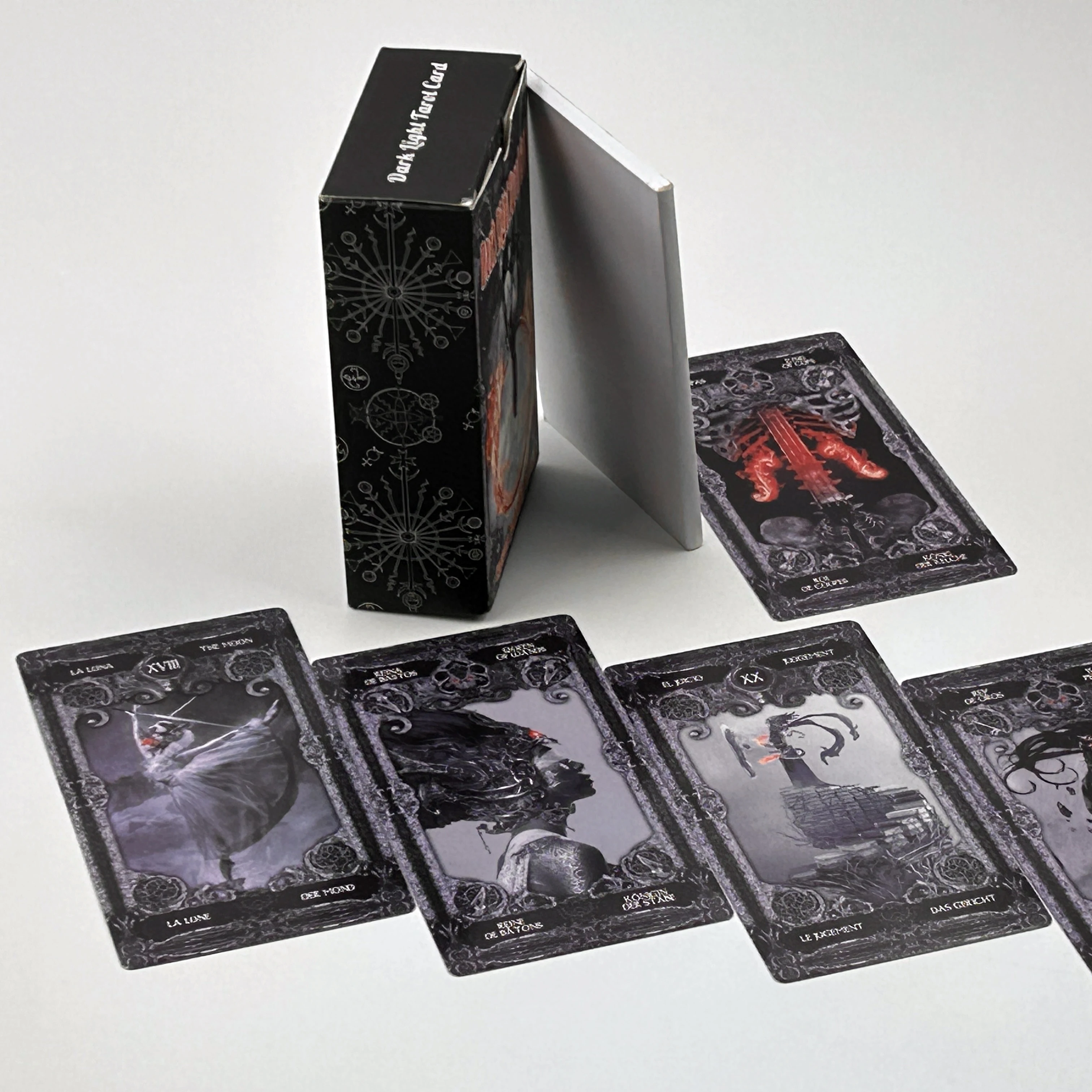

Темная колода карт Таро, винтажные настольные и карточные игры, бестселлер, незаменимый элемент для развлечений.