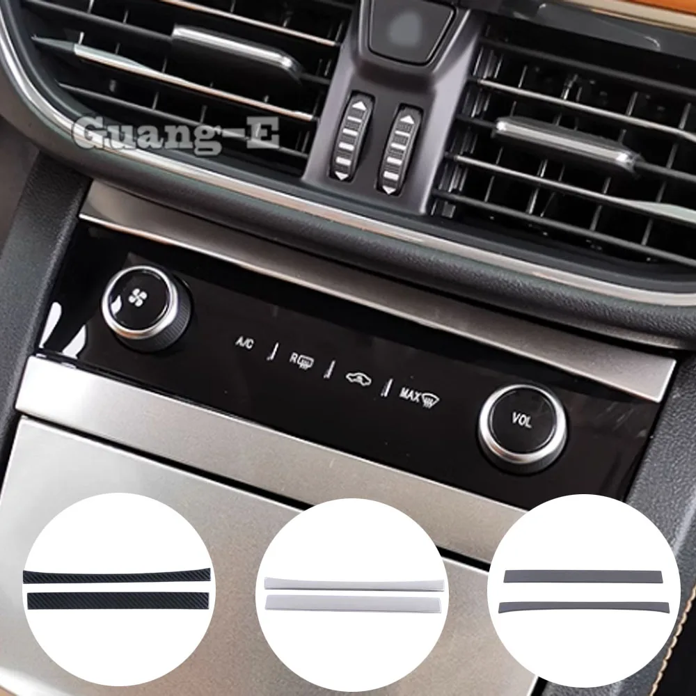 Steel Car Central Control Panel Cover Trim Decoration Frame Interior Accessories For Ford Escape/Kuga 2020 2021 2022 2023 2024