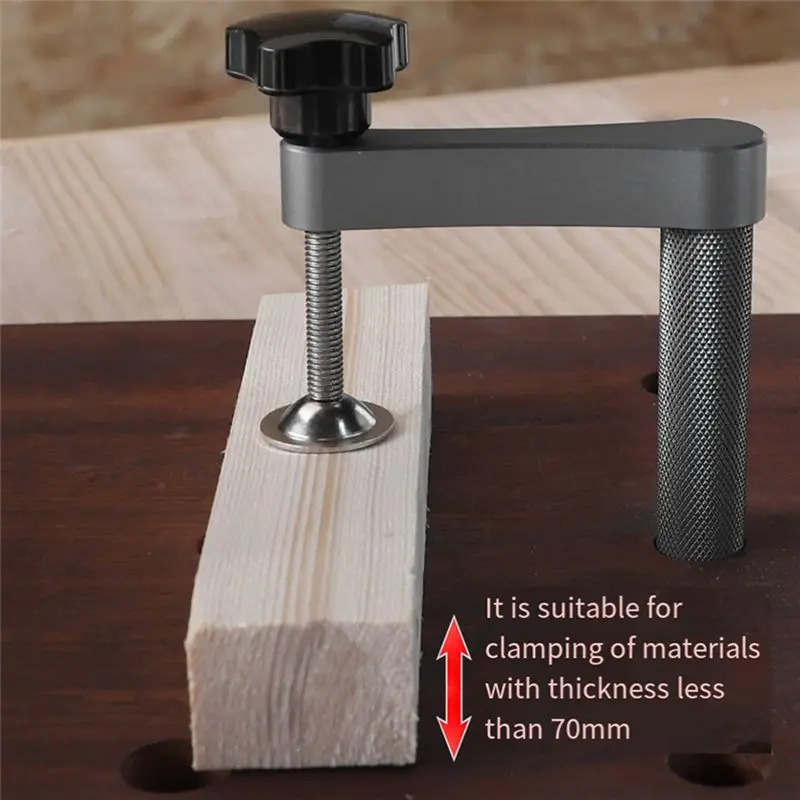 ABJO-20Mm Woodworking Fast Press Desktop Manual Clamping Aluminum Alloy Parts Workbench DIY Tools