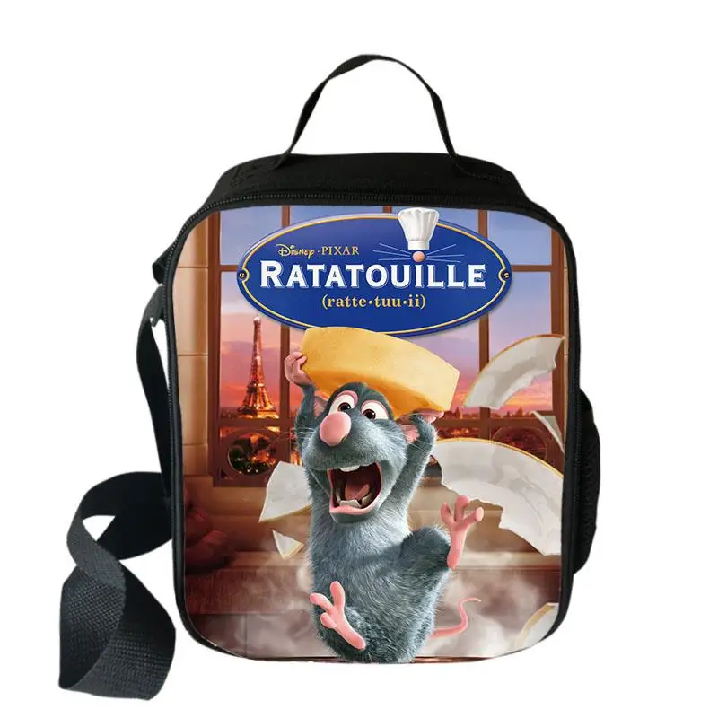 

Ratatouille Lunch Bags For Student Worker Portable Food Handbag Family Travel Picnic Breakfast Box Child Insulated Food Bag