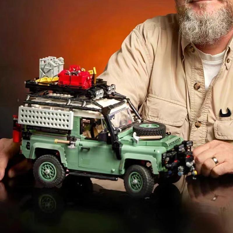 2336pcs New High-Tech Land Rovered Defender 90 Bricks Compatible 10317 Super Off-Road Racing Car Building Blocks Kids Toys Gifts