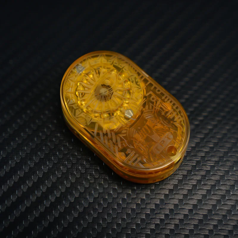 PEI Rhythmic Push Spinner - Jouet EDC Fidget premium pour soulager le stress et soulager l'ennui