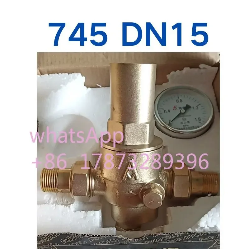 

New Filter type pressure reducing valve, 745 DN15, with pressure gauge Fast Shipping