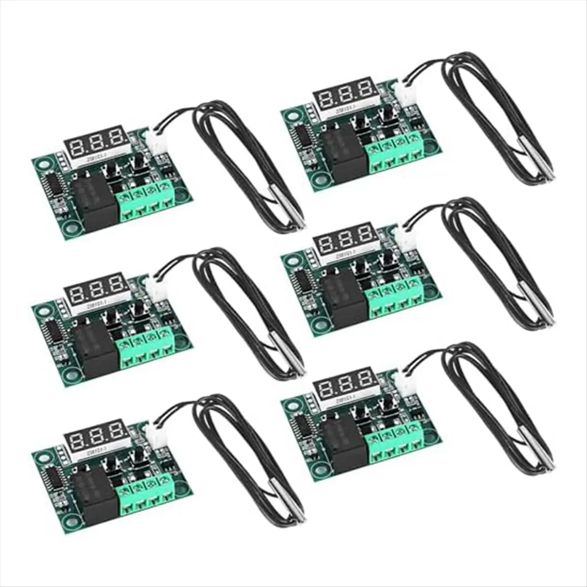 SCLS W1209 DC 12 V LED Digital Thermostat Temperature Controller,-50-110°C Temp Control Switch Module Board with Sensor Probe