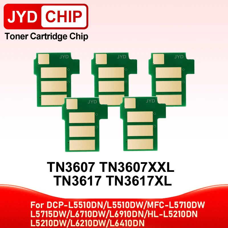 Toner Chip TN3607 TN3617 For Brother HL-L6410DN L5210DN L5210DW L6210/L5510DW DCP-L5510DN MFC-L5710DW L6710DW L6910DN TN3607XXL