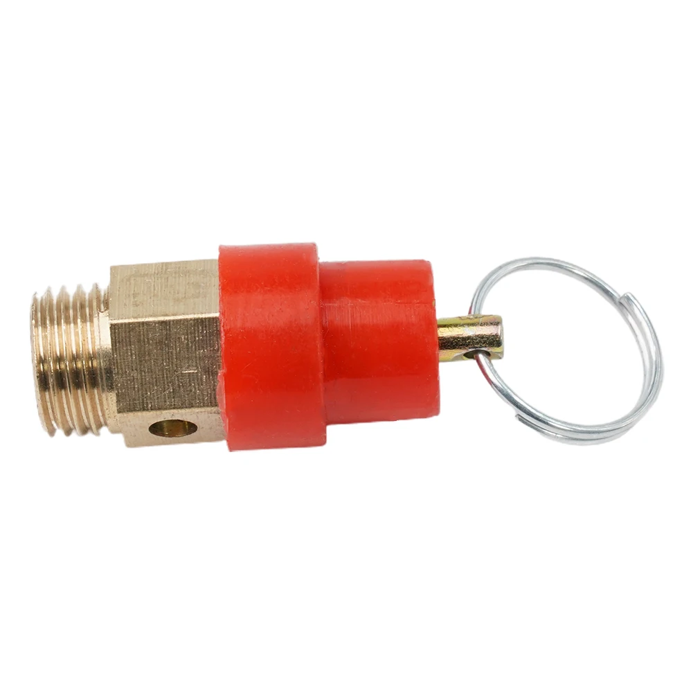 Valvola di sicurezza dell'aria in ottone 1/8 "1/4'' filettatura maschio per compressore d'aria da 8 kg valvola limitatrice di sicurezza regolatore di rilascio della pressione