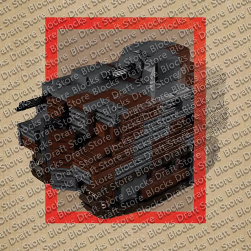 1000PCS Military Tanks Model MOC Building Bricks War Equipment Modular Technology Gifts Holiday Assemble Toys Suit Display QWERT