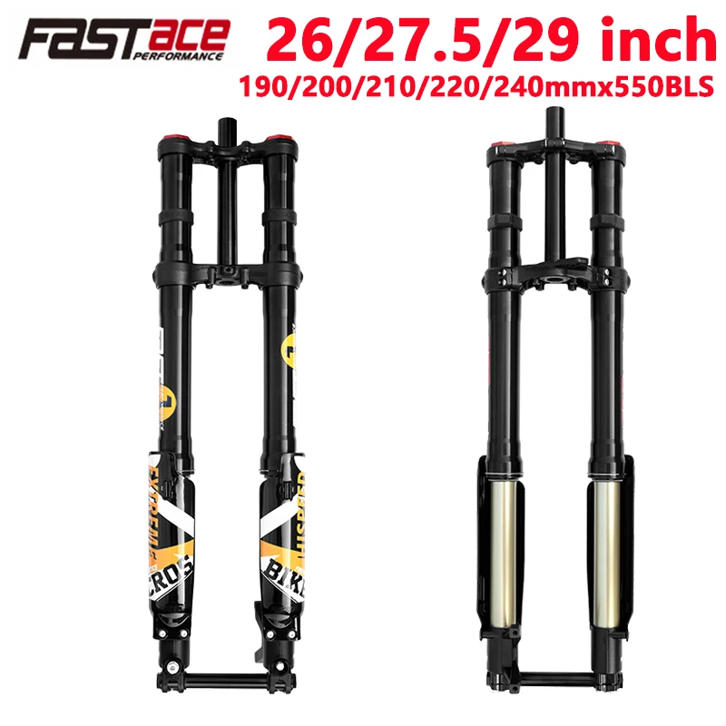 Fastace MTB Bike Suspension Inverted Front Fork 26/27.5/29 Inch Oil And Gas Fork For SUR RON Electric Dirt Bike DH Front Fork