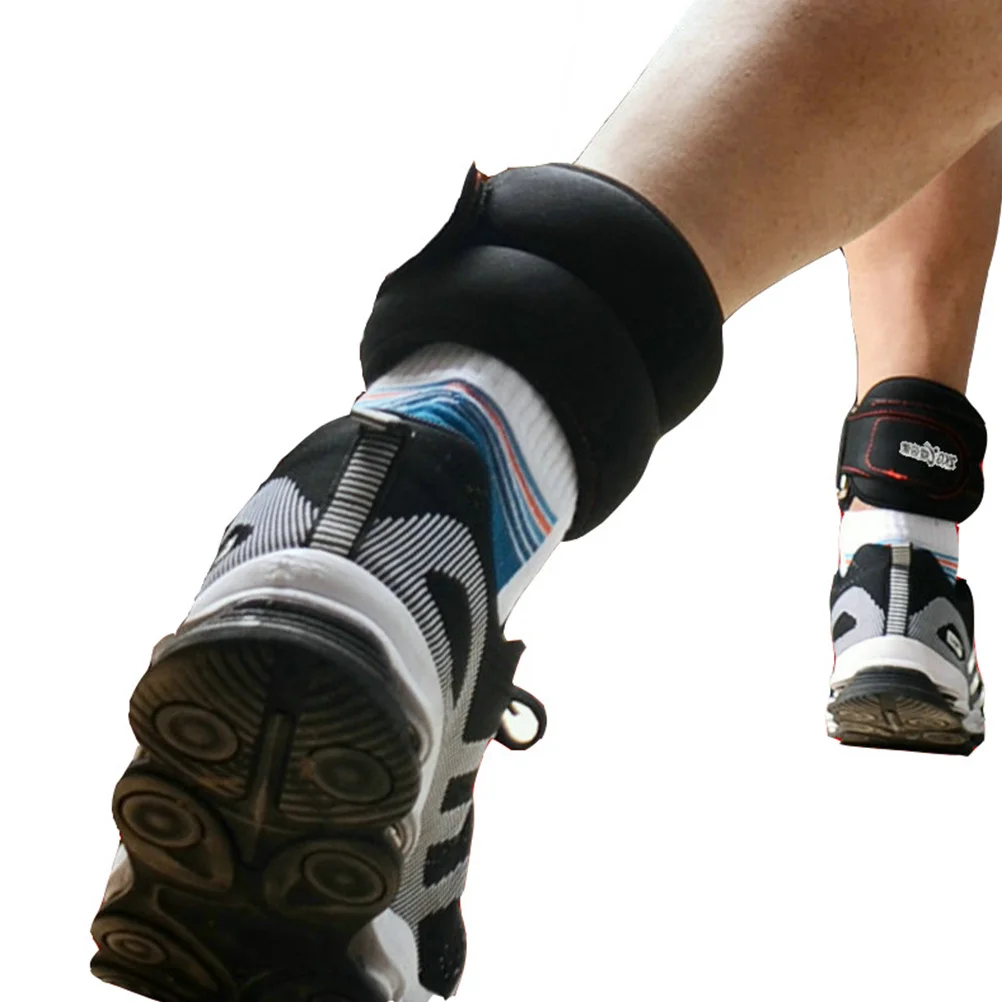 

1 Pair Weight-Bearing Sandbag Wristband Black Fitness Arm Ankle Exercise Gear Soft Breathable Fabric For Men Women Workout