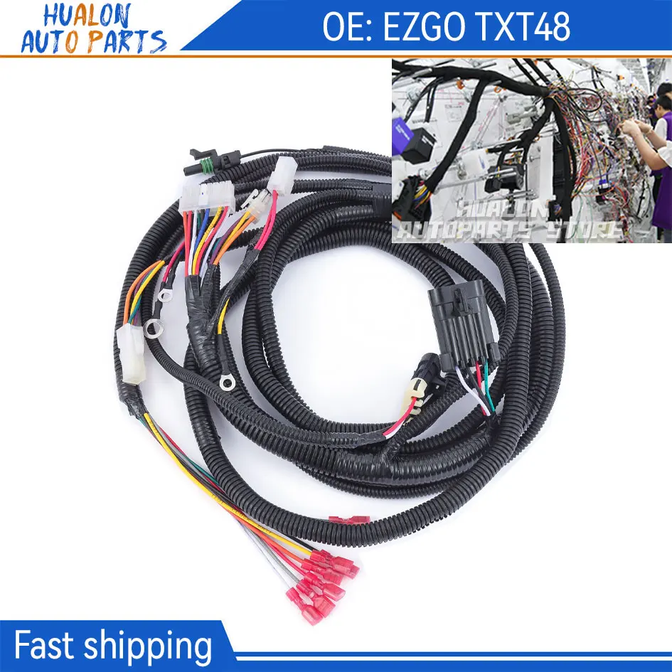 625805 For EZGO TXT48 2010-2013 E-Z-GO Forward Reverse on Dash Main Wiring Harness Electrical Golf Cart 2010 2011 2012 2013