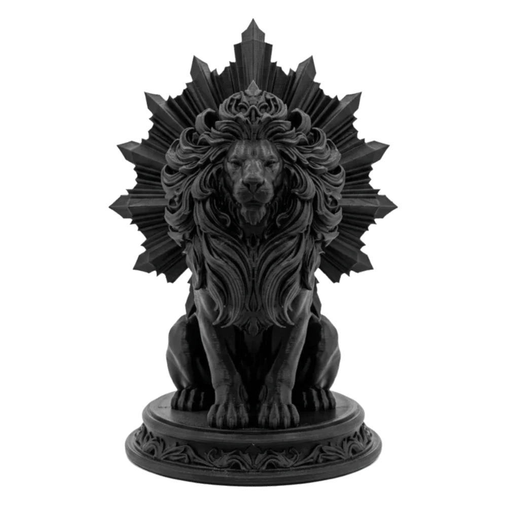 Collectible Gift 3D Printing Wolf Statue Gothic Sheep Lion Figurine Dark Style Home Decor Werewolf Sculpture Office