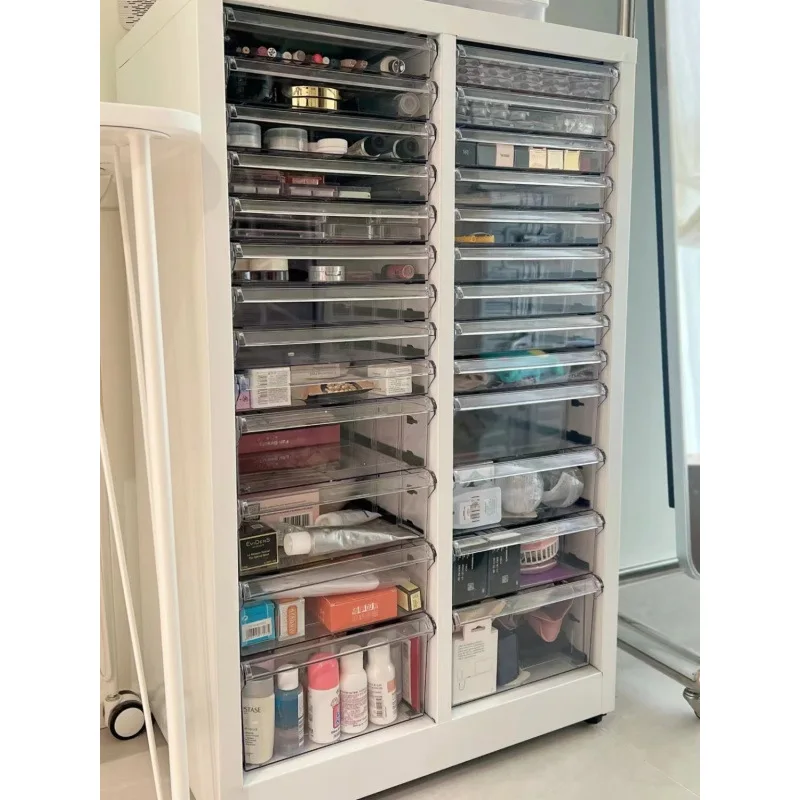 

Nail art storage Nail polish glue cabinet Drawer locker