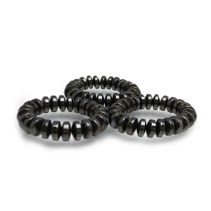 Black Polishing Flat Button Ferrite Magnets Health Care Magnetic Therapy Magnet Palm Stone Game Exploring Magnetic Science Decor