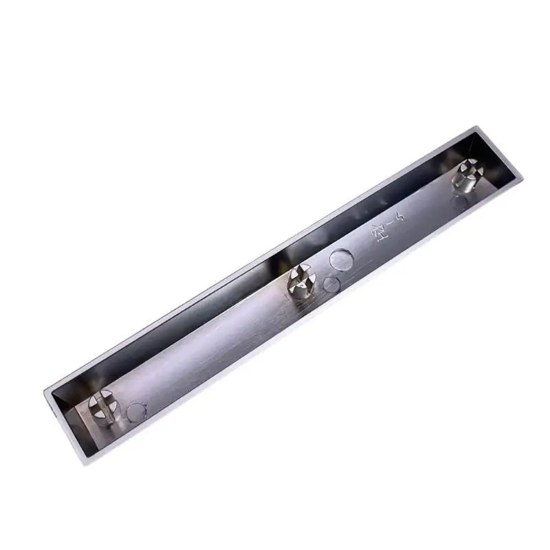R53C Zinc Alloy Spacebar Keycap Gold/Silver Finish High Durability Metal Keycaps