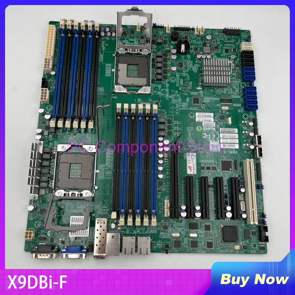 

For Supermicro Server Motherboard Xeon Processor E5-2400 v2 LGA1356 DDR3 X9DBi-F