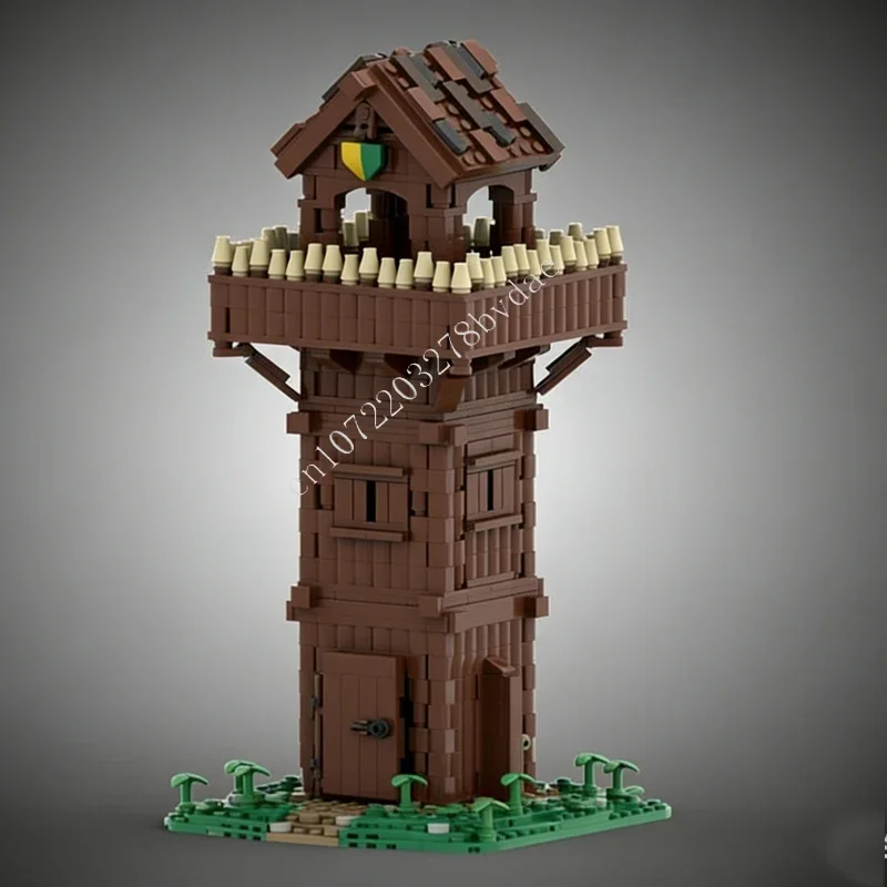 

Набор для сборки средневекового замка MOC из 784 деталей: модель крепости, палисад, сторожевая башня, технические кирпичи, игрушки для самостоятельной сборки, подарки для детей на праздники