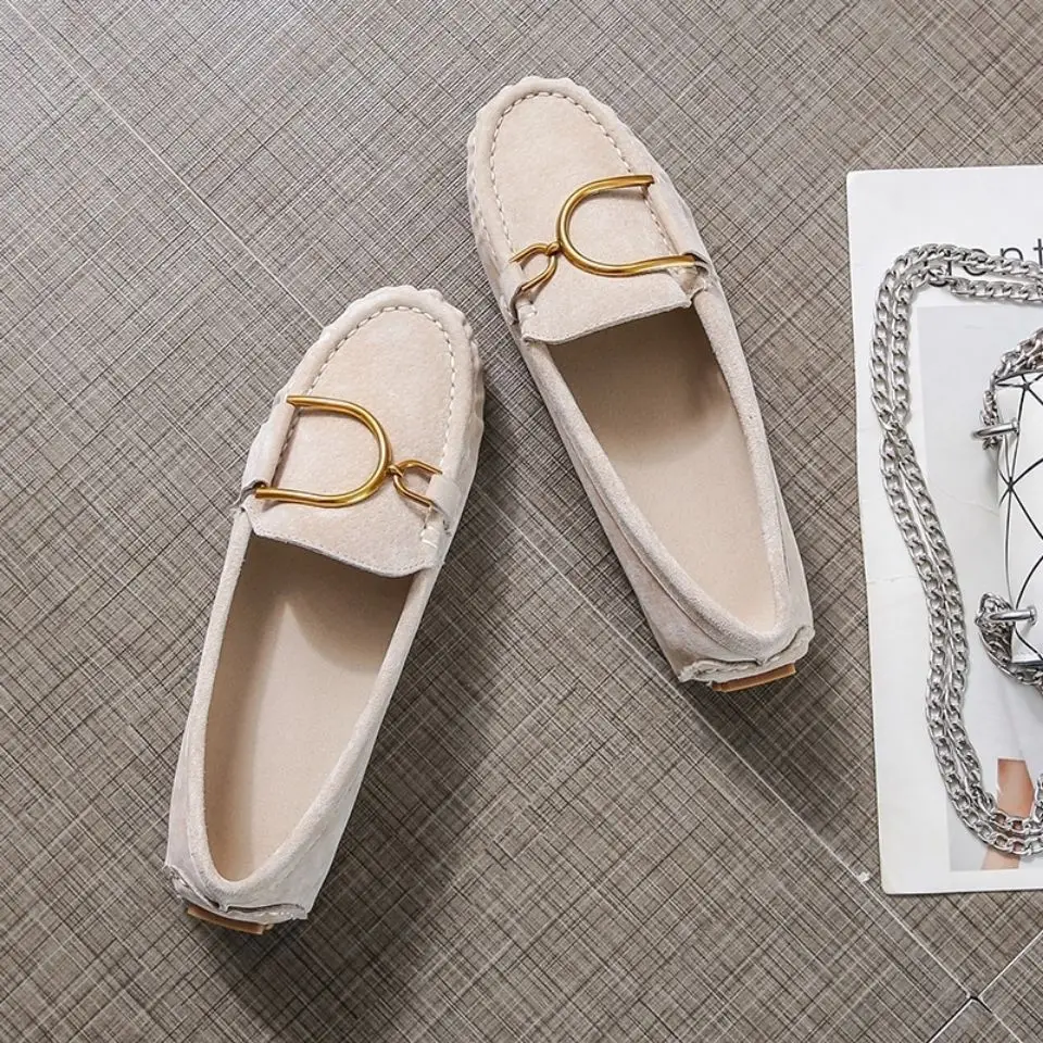 In 2022, Chinese Brand High-Quality Women Shoes Genuine Leather Loafers Shoes And Fashionable And Comfortable Shoes