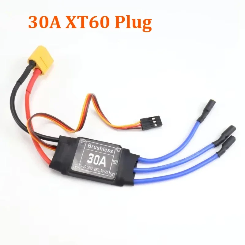 30A/40A Brushless ESC Speed Controller Motor 30A XT60 2-4S With 5V 3A UBEC FPV Quadcopter RC Airplane Helicopter F450 F550 S500