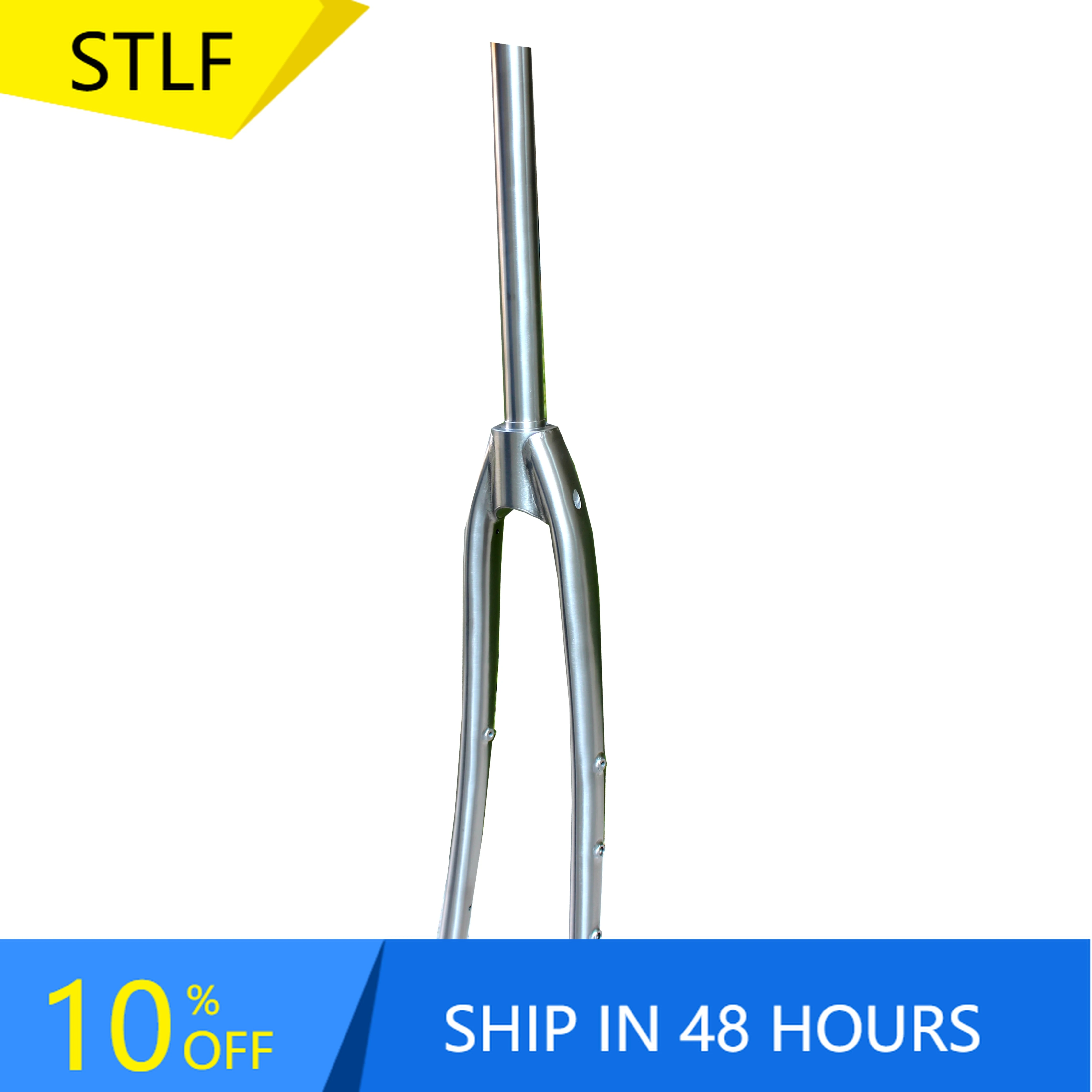 STLF Taper Leg Titanium Road Bicycle Fork with Thru Axle Dropout Titanium Road Bicycle Fork Inner Line Routing