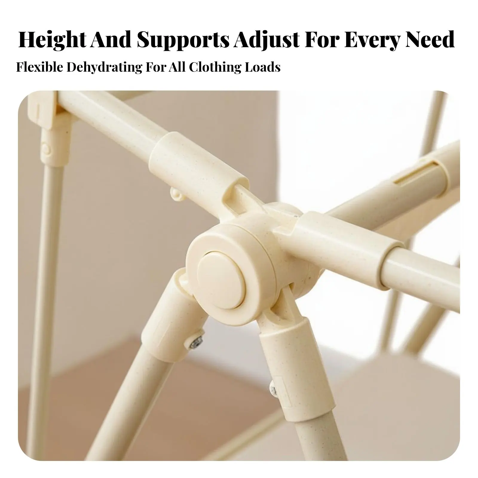 Foldable Clothes Drying Rack Multi-Functional Stand-Alone-Standing Laundry Rack Freestanding Clothes Horse Space Saving