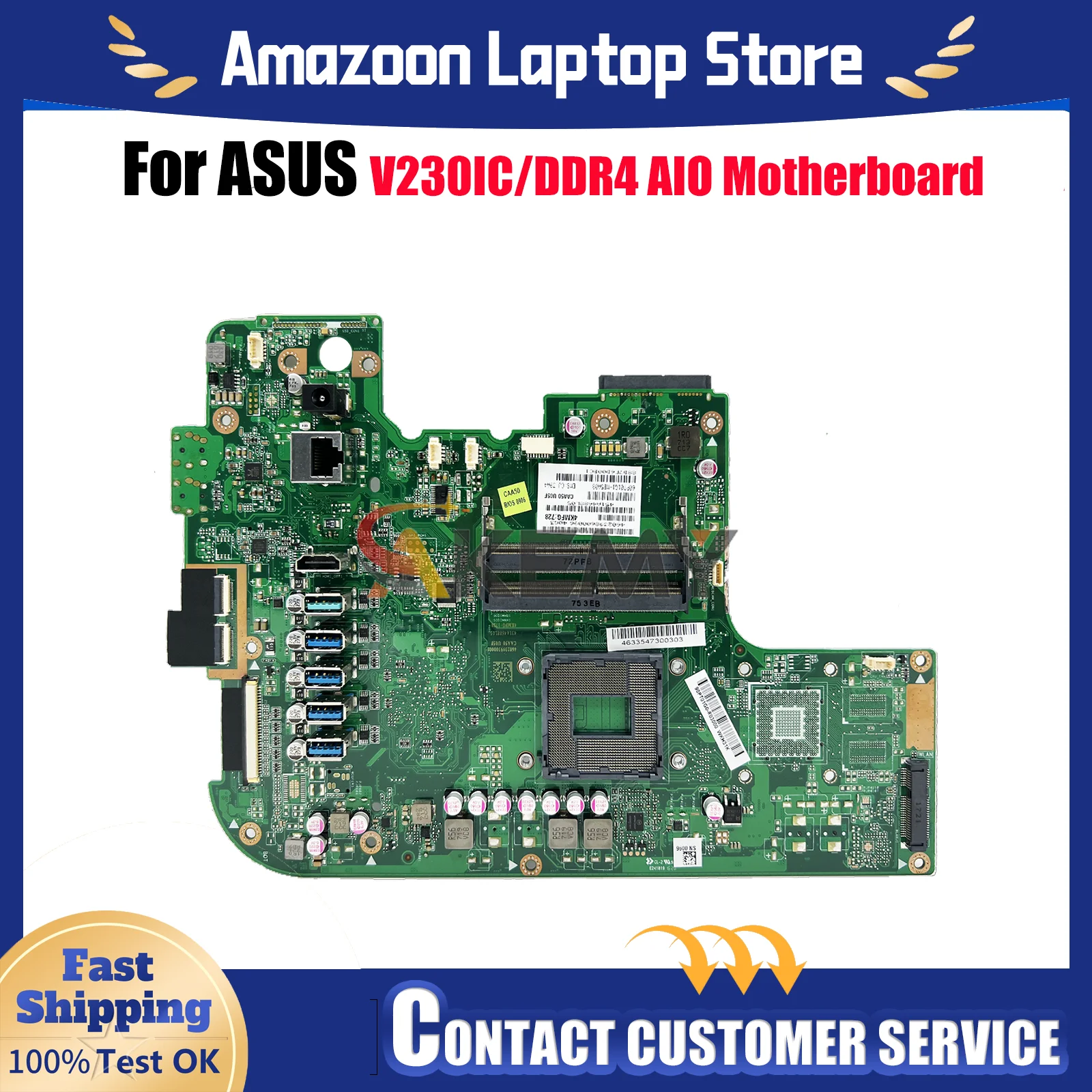 

V230IC/DDR4 Motherboard For ASUS Vivo AiO V230IC V230IA V230I Mainboard This item is in stock 100% tests OK fast shipping