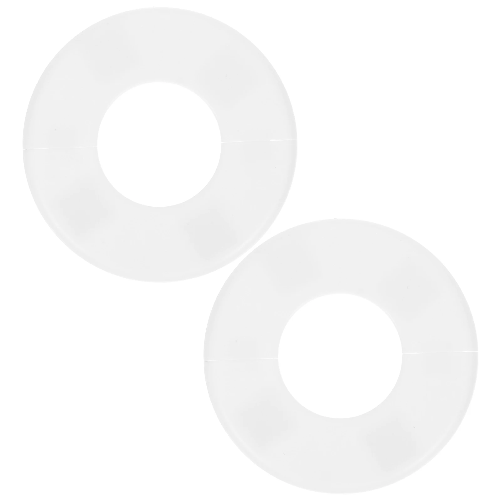 

2pcs Pool Fence Hole Covers 52mm Inner Flange Plate White Color Spa Pipe Cover Accessories Decorative Armrest
