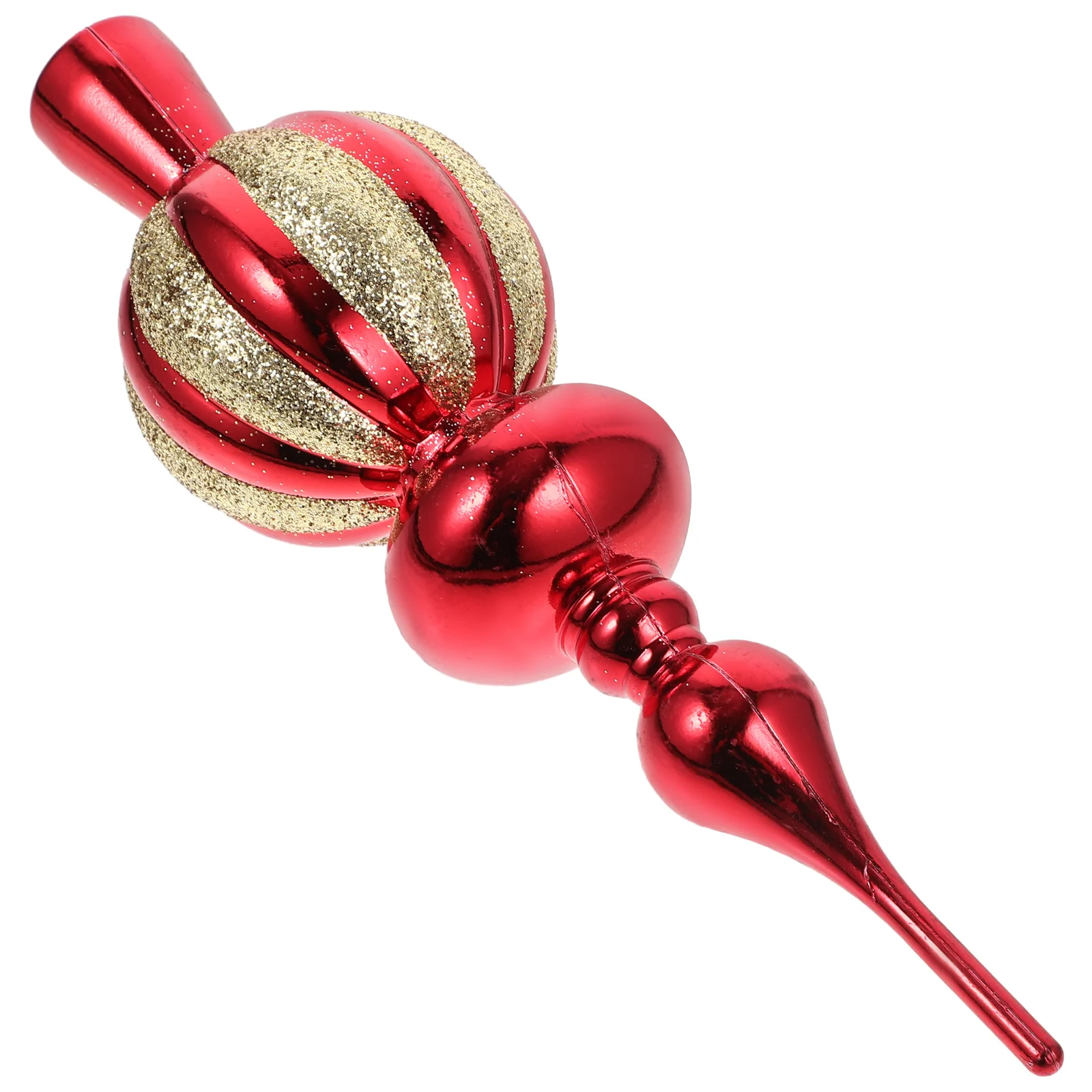 

Spherical Christmas Tree Topper Lightweight Plastic Xmas Treetop Decoration Christmas Party Tree Ornament Xmas Treetop